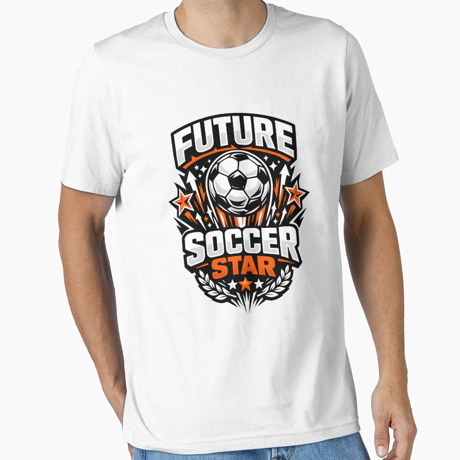Future Soccer Star Soccer Player T-Shirt - Streetwear Style for Adults - T-Shirt, Sweatshirt, Hoodie