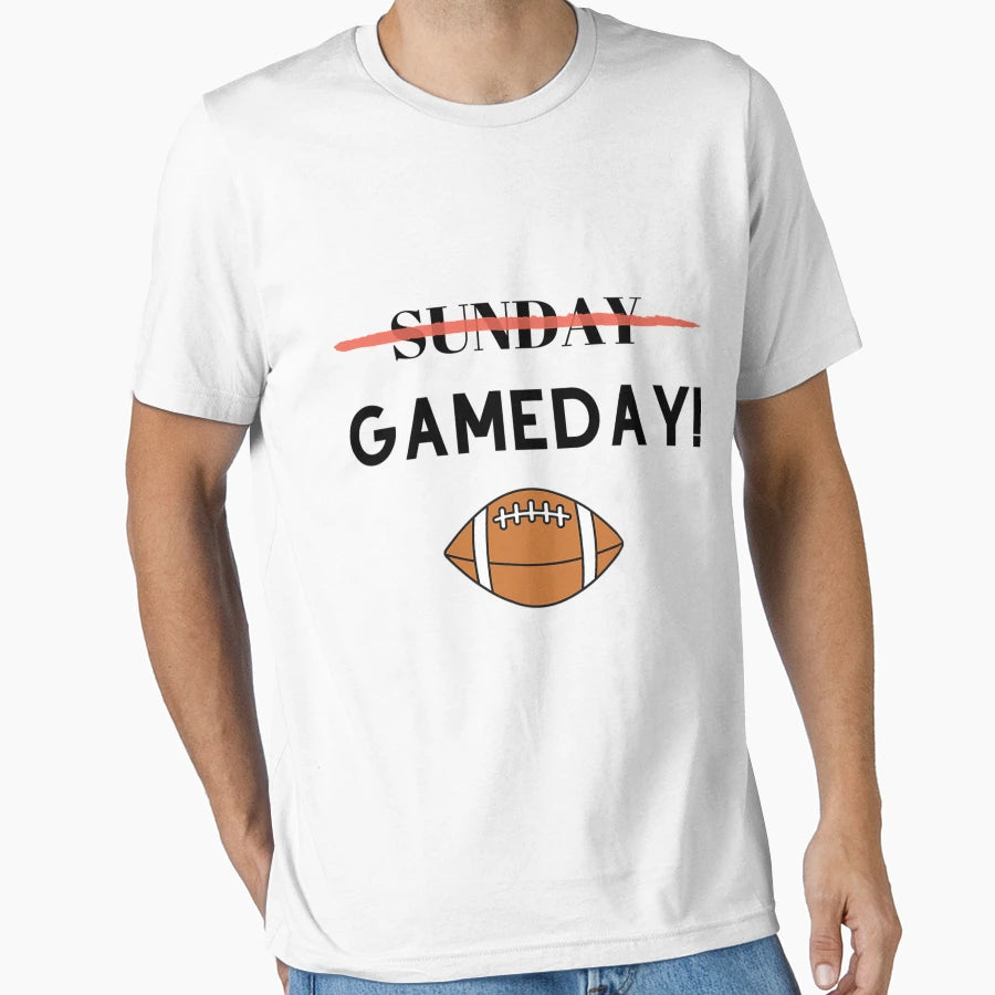 Its Gameday Football Time T-Shirt - Minimalist Print Unisex - T-Shirt, Sweatshirt, Hoodie