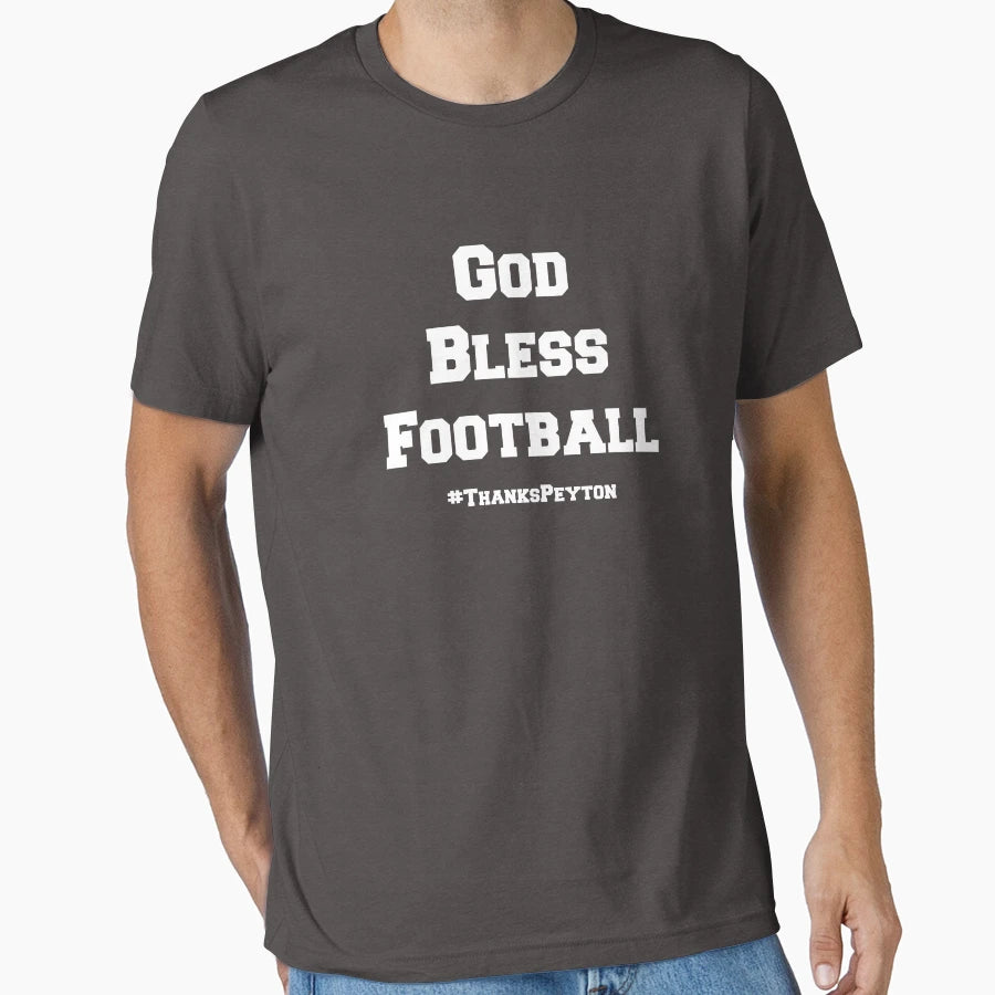 God Bless Football T-Shirt - Trendy Graphic Men Women - T-Shirt, Sweatshirt, Hoodie