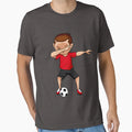 Dabbing Soccer T-Shirt - Casual Everyday Wear for Adults - T-Shirt, Sweatshirt, Hoodie