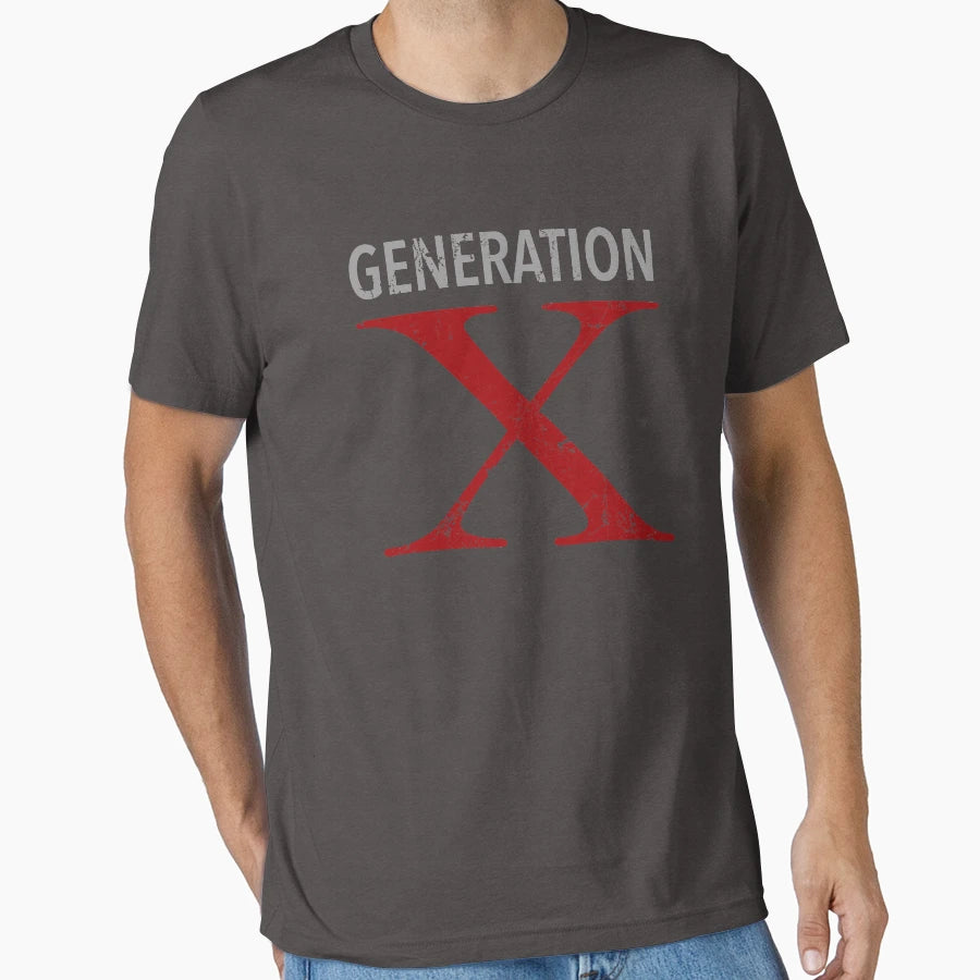 Generation X Distressed T-Shirt - Streetwear Style for Adults - T-Shirt, Sweatshirt, Hoodie