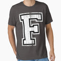 Big Varsity Letter F T-Shirt - Trendy Graphic Unisex - T-Shirt, Sweatshirt, Hoodie