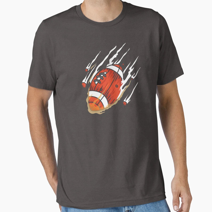 Meteor Football T-Shirt - Novelty Apparel Men Women - T-Shirt, Sweatshirt, Hoodie