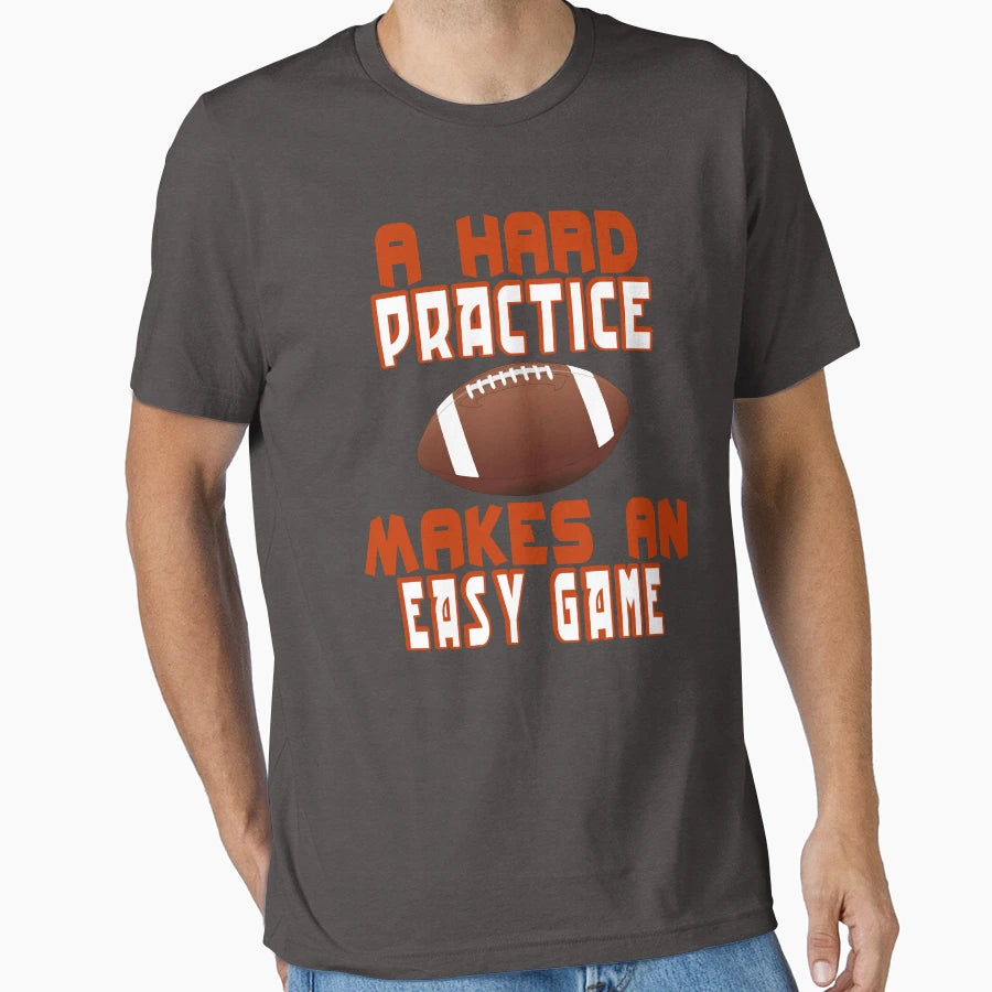 Hard Practice Makes Easy Game T-Shirt - Minimalist Print Men Women - T-Shirt, Sweatshirt, Hoodie