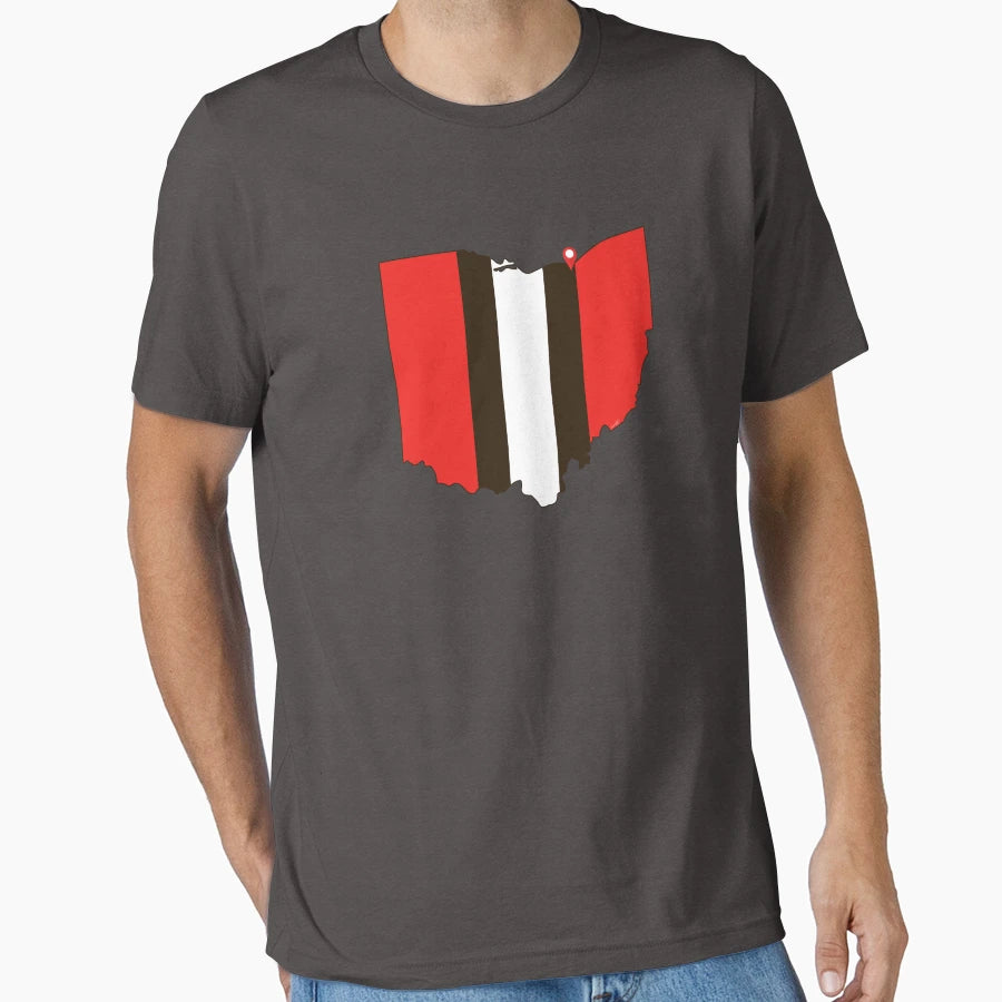 Cleveland Football T-Shirt - Casual Everyday Wear Unisex - T-Shirt, Sweatshirt, Hoodie