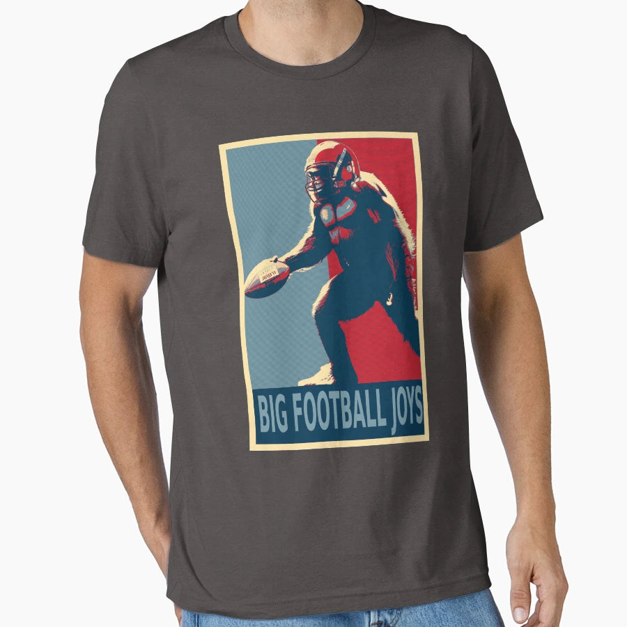 Bigfoot Football Player Hope T-Shirt - Trendy Graphic Unisex - T-Shirt, Sweatshirt, Hoodie