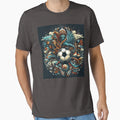 Artistic Football Fever T-Shirt - Aesthetic Graphic Men Women - T-Shirt, Sweatshirt, Hoodie
