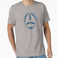 Blue Vector Football T-Shirt - Minimalist Print Unisex - T-Shirt, Sweatshirt, Hoodie