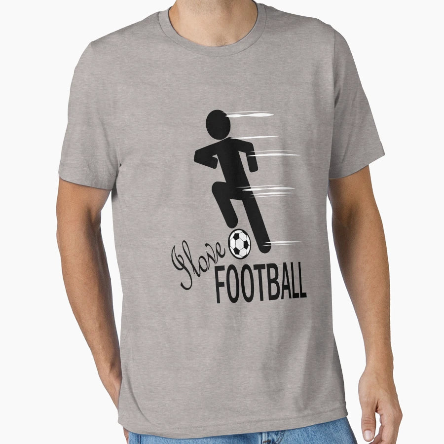 I Love Foorball Playground Ootball Cards T-Shirt - Trendy Graphic Men Women - T-Shirt, Sweatshirt, Hoodie
