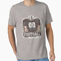 00 Football Rocks Black Team T-Shirt - Fun Novelty Design Unisex - T-Shirt, Sweatshirt, Hoodie