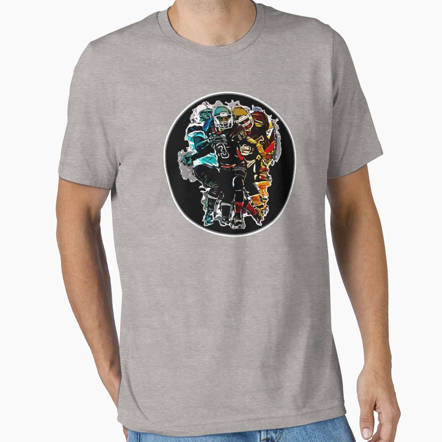 Awesome Football Sports Fantasy Game Art T-Shirt - Custom Art Print Unisex - T-Shirt, Sweatshirt, Hoodie