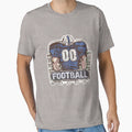 00 Football Rocks Blue Team T-Shirt - Trendy Graphic for Adults - T-Shirt, Sweatshirt, Hoodie