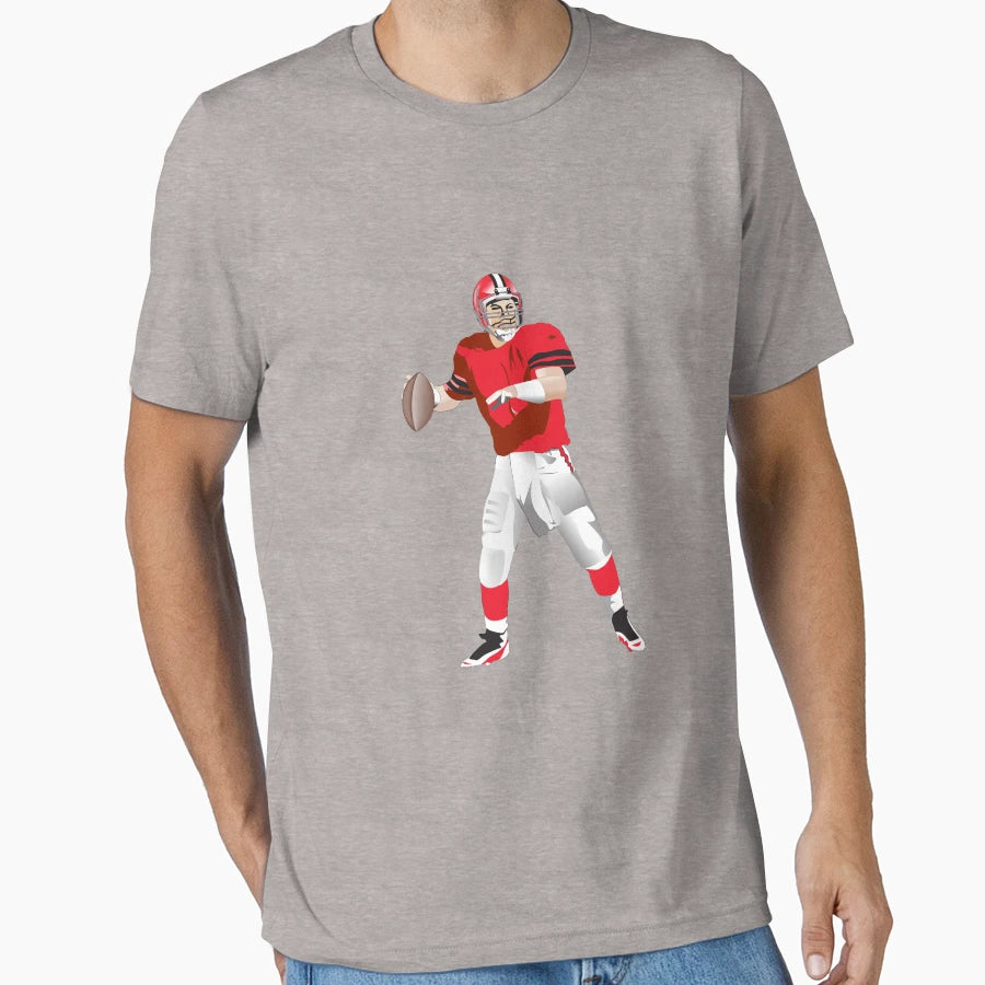 American Football Player T-Shirt - Aesthetic Graphic Unisex - T-Shirt, Sweatshirt, Hoodie