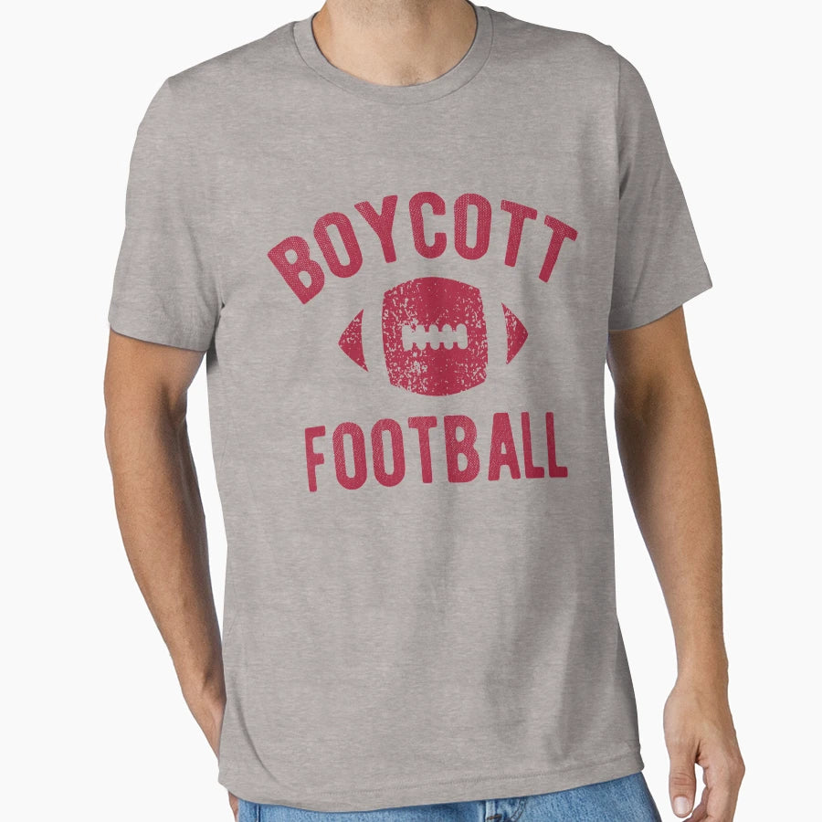 Boycott Football T-Shirt - Custom Art Print Men Women - T-Shirt, Sweatshirt, Hoodie
