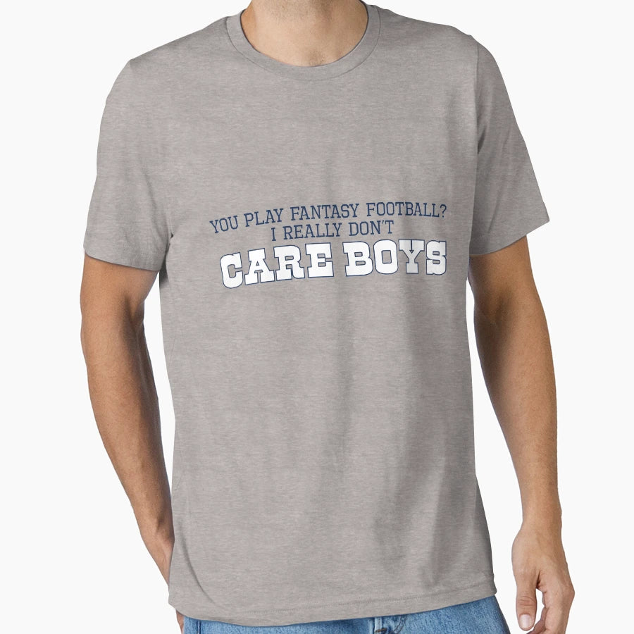 I Really Dont Care Blue White T-Shirt - Aesthetic Graphic Men Women - T-Shirt, Sweatshirt, Hoodie