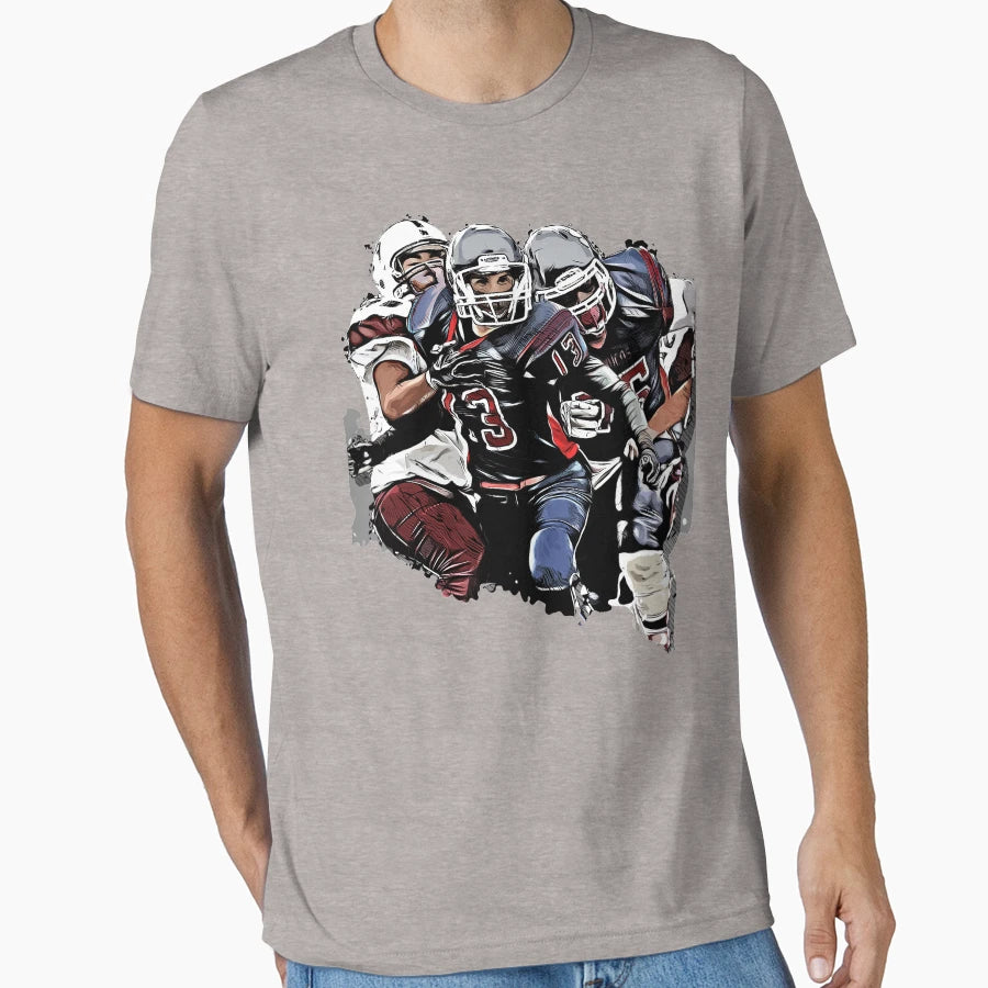 Football Fantasy Game Clipart Sports T-Shirt - Aesthetic Graphic for Adults - T-Shirt, Sweatshirt, Hoodie