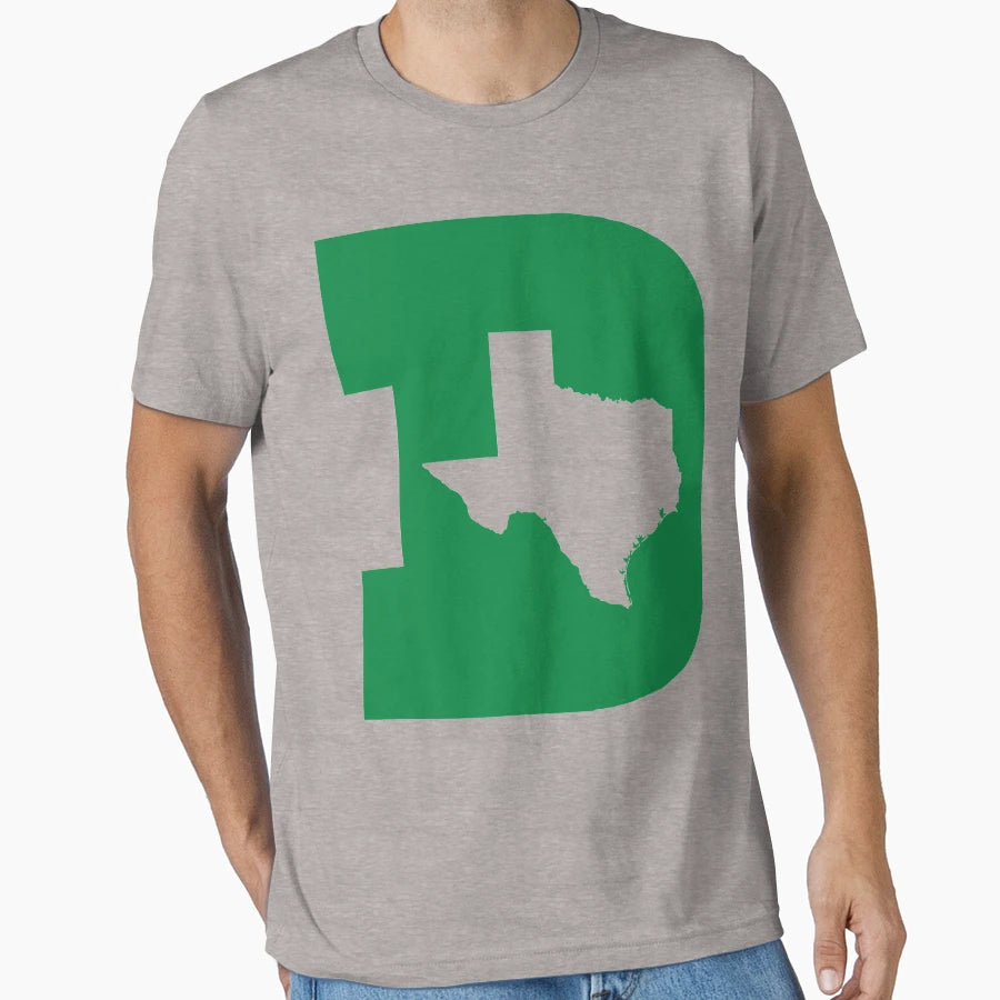 D Texas Green Cut Out T-Shirt - Unique Graphic Men Women - T-Shirt, Sweatshirt, Hoodie