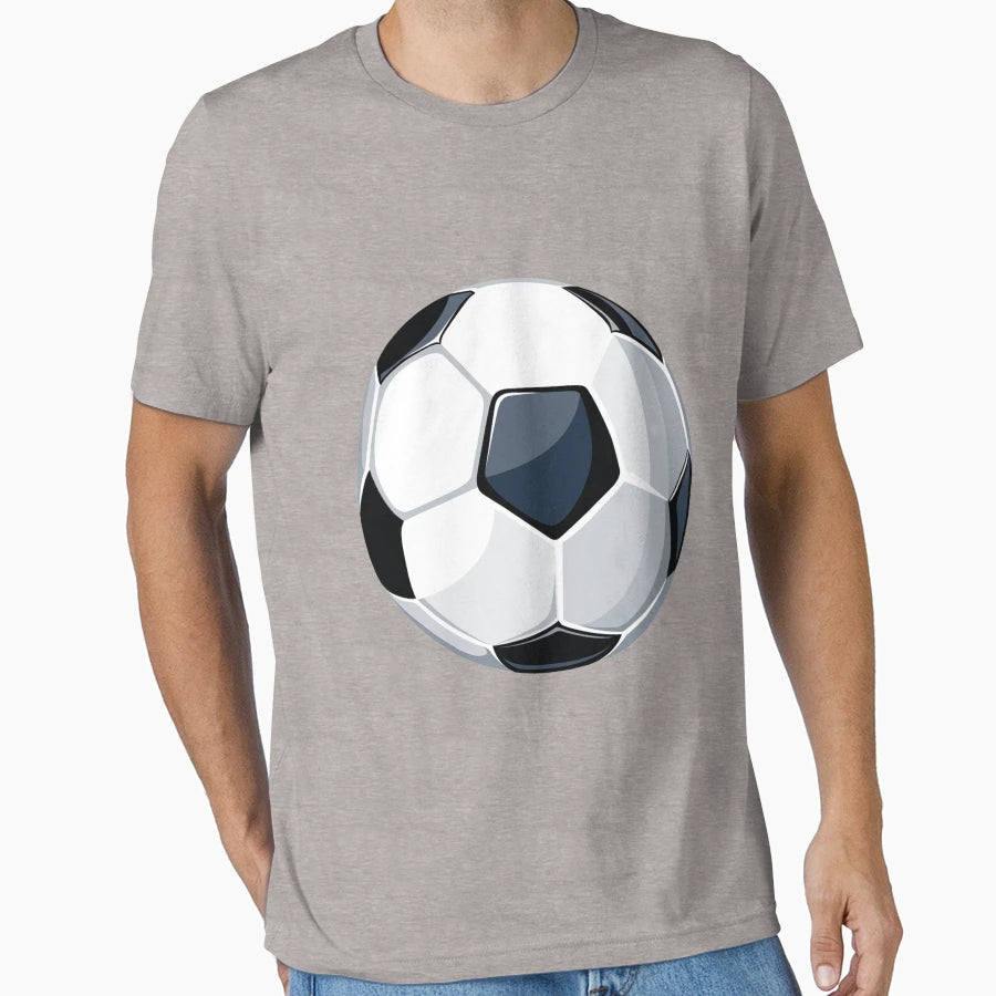 Large Soccer Ball T-Shirt - Streetwear Style for Adults - T-Shirt, Sweatshirt, Hoodie