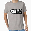 Squad 3 Black T-Shirt - Streetwear Style Unisex - T-Shirt, Sweatshirt, Hoodie