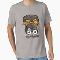 Soccermom Messy Bun Mom Womens Soccer T-Shirt - Unique Graphic for Adults - T-Shirt, Sweatshirt, Hoodie