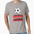Football Lover Simple Black T-Shirt - Novelty Apparel Unisex - T-Shirt, Sweatshirt, Hoodie