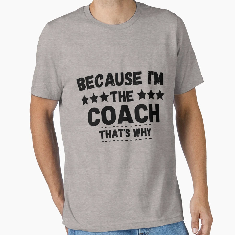 Boxing Coach Because Im Coach Thats T-Shirt - Minimalist Print for Adults - T-Shirt, Sweatshirt, Hoodie
