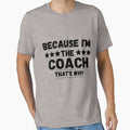 Boxing Coach Because Im Coach Thats T-Shirt - Minimalist Print for Adults - T-Shirt, Sweatshirt, Hoodie