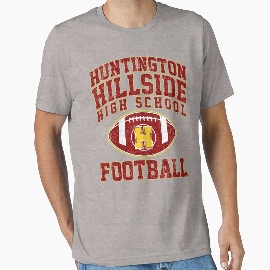 Huntington Hillside High School Football T-Shirt - Minimalist Print Unisex - T-Shirt, Sweatshirt, Hoodie