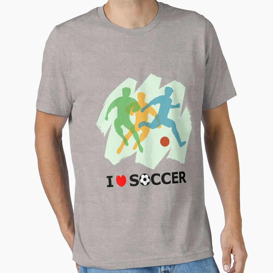 I Love Soccer T-Shirt - Unique Graphic Unisex - T-Shirt, Sweatshirt, Hoodie
