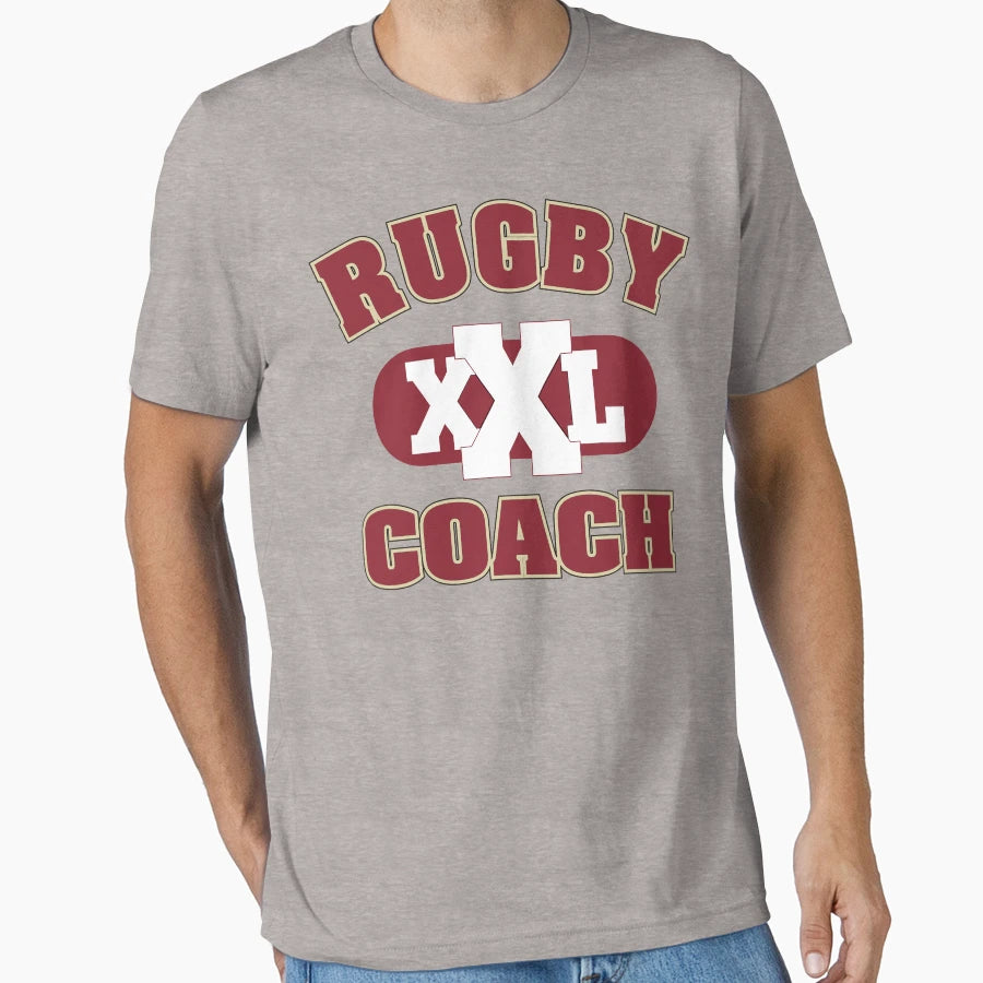 Rugby Coach T-Shirt - Aesthetic Graphic for Adults - T-Shirt, Sweatshirt, Hoodie