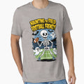 Haunting Field Football Frenzy Halloween T-Shirt - Novelty Apparel Unisex - T-Shirt, Sweatshirt, Hoodie
