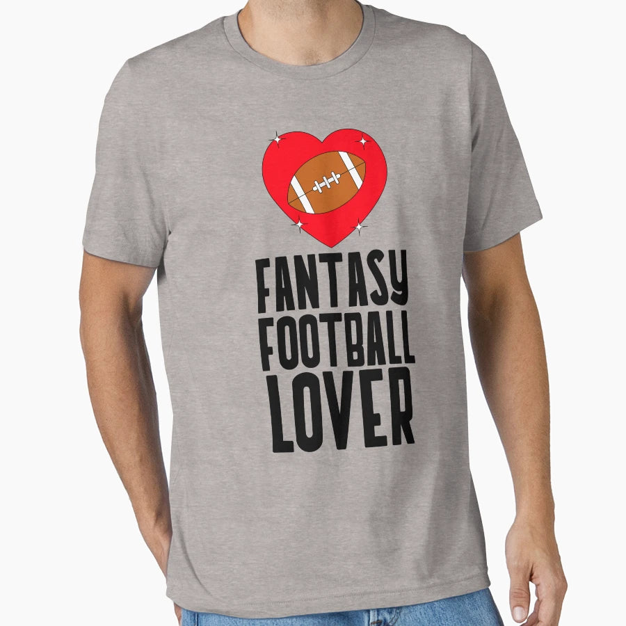 Fantasy Football Lover T-Shirt - Minimalist Print Unisex - T-Shirt, Sweatshirt, Hoodie