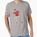 Soccer Player Cartoonsoccer Player T-Shirt - Minimalist Print for Adults - T-Shirt, Sweatshirt, Hoodie