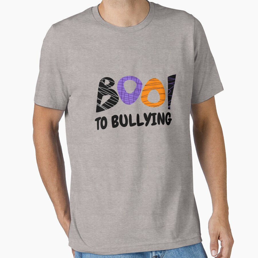 Boo To Bullying, Halloween, Prevention Month, Anti - Adult & Kids T-Shirts, Sweatshirts & Hoodies apparel design preview 1