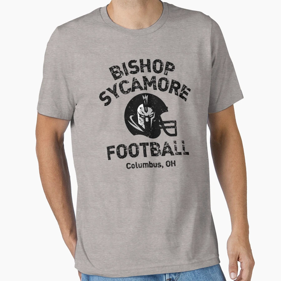 Bishop Sycamore Fake Football School T-Shirt - Minimalist Print for Adults - T-Shirt, Sweatshirt, Hoodie