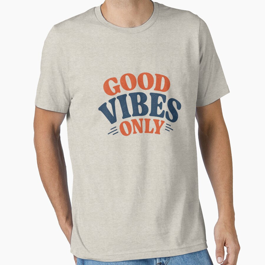 Good Vibes Only Retro 70s Typography by LegacyWave - Adult & Kids T-Shirts, Sweatshirts & Hoodies apparel design preview 1