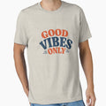 Good Vibes Only Retro 70s Typography by LegacyWave - Adult & Kids T-Shirts, Sweatshirts & Hoodies apparel design preview 1
