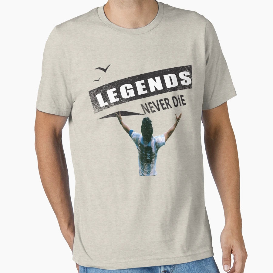 Football Legends Never Die Rip Diego Gifts T-Shirt - Trendy Graphic Unisex - T-Shirt, Sweatshirt, Hoodie