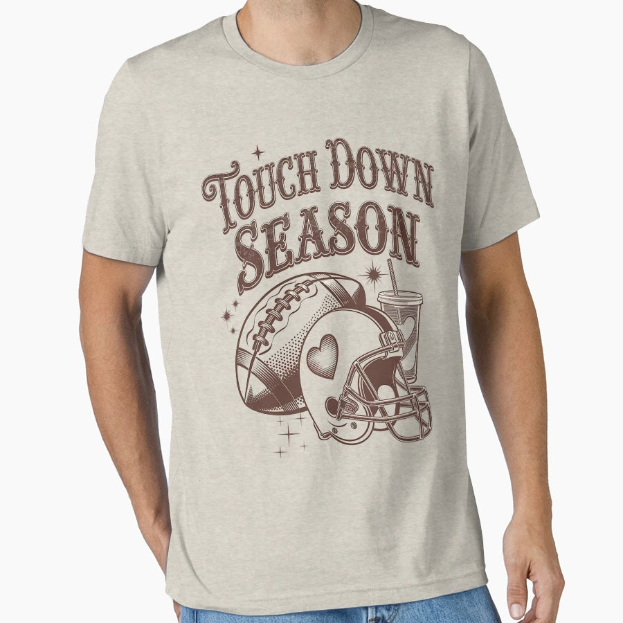 Touch Down My American Football T-Shirt - Casual Everyday Wear for Adults - T-Shirt, Sweatshirt, Hoodie