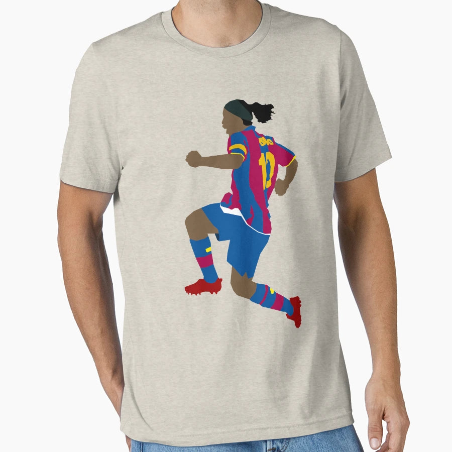 Ronaldinho Number 10 Bc Fc T-Shirt - Fun Novelty Design for Adults - T-Shirt, Sweatshirt, Hoodie