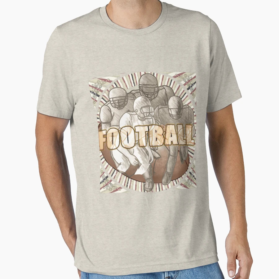 Football Team T-Shirt - Casual Everyday Wear Men Women - T-Shirt, Sweatshirt, Hoodie