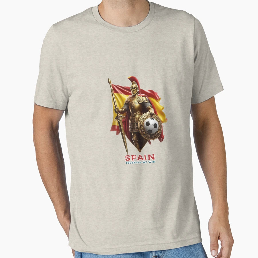 Spain Football Together We Win Spains T-Shirt - Minimalist Print Men Women - T-Shirt, Sweatshirt, Hoodie