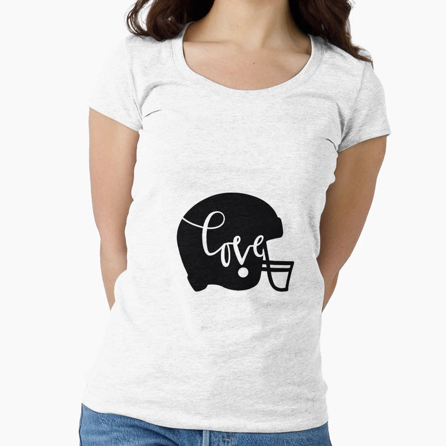 Love Football Baseball American T-Shirt - Unique Graphic Men Women - T-Shirt, Sweatshirt, Hoodie