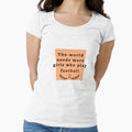 World Needs More Who Football T-Shirt - Minimalist Print for Adults - T-Shirt, Sweatshirt, Hoodie