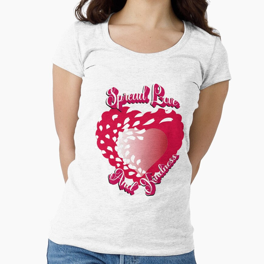 Spread Love and Kindness Heartfelt Positive Message - Adult & Kids T-Shirts, Sweatshirts & Hoodies apparel design preview 1