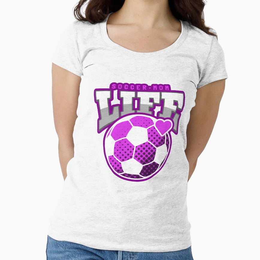 Copy Soccer Mom Life Heart Mothers Day T-Shirt - Fun Novelty Design Unisex - T-Shirt, Sweatshirt, Hoodie