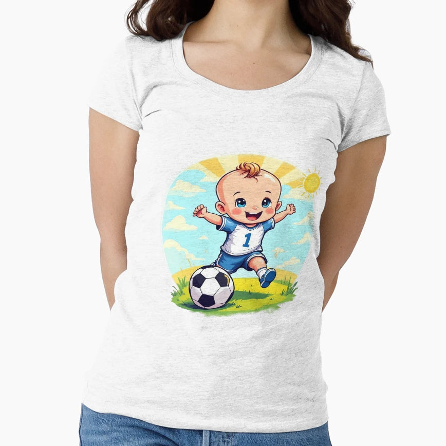 Number 1 Soccer Little Football T-Shirt - Aesthetic Graphic for Adults - T-Shirt, Sweatshirt, Hoodie
