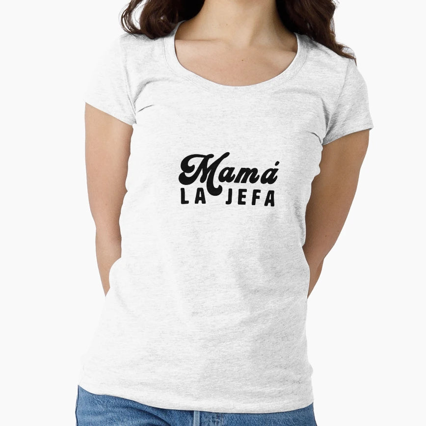 Mama La Jefa T-Shirt - Trendy Graphic Men Women - T-Shirt, Sweatshirt, Hoodie