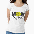Mom Squad Proud Softball Mom T-Shirt - Minimalist Print Unisex - T-Shirt, Sweatshirt, Hoodie