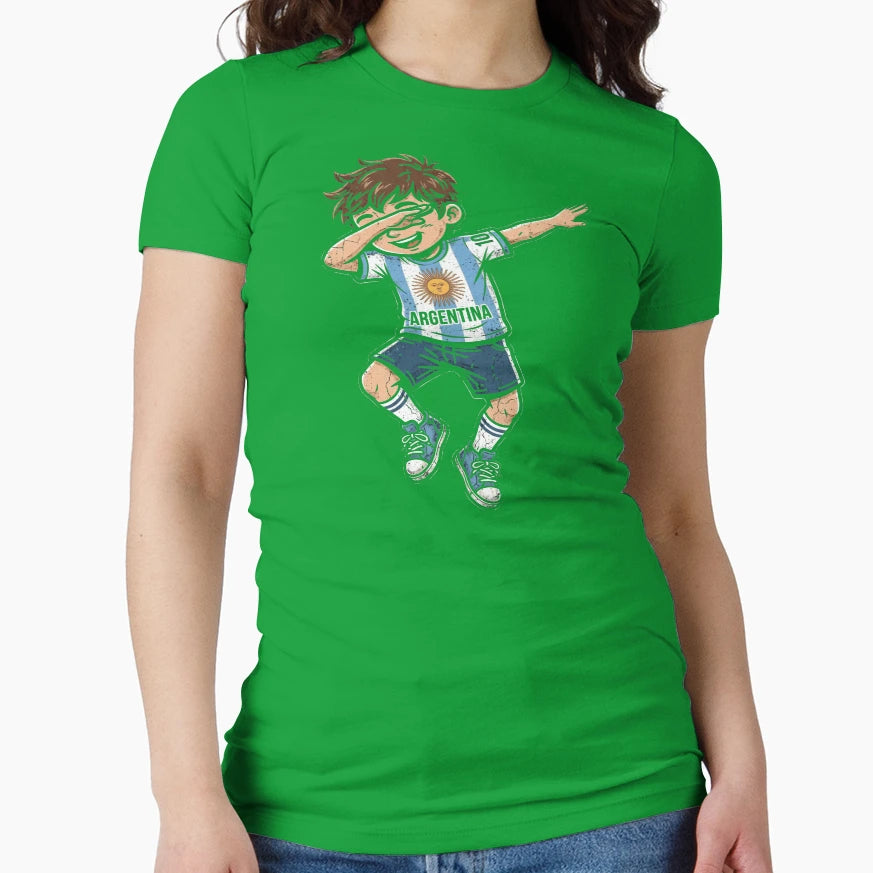 Soccer Dabbing Argentina T-Shirt - Graphic Print Men Women - T-Shirt, Sweatshirt, Hoodie